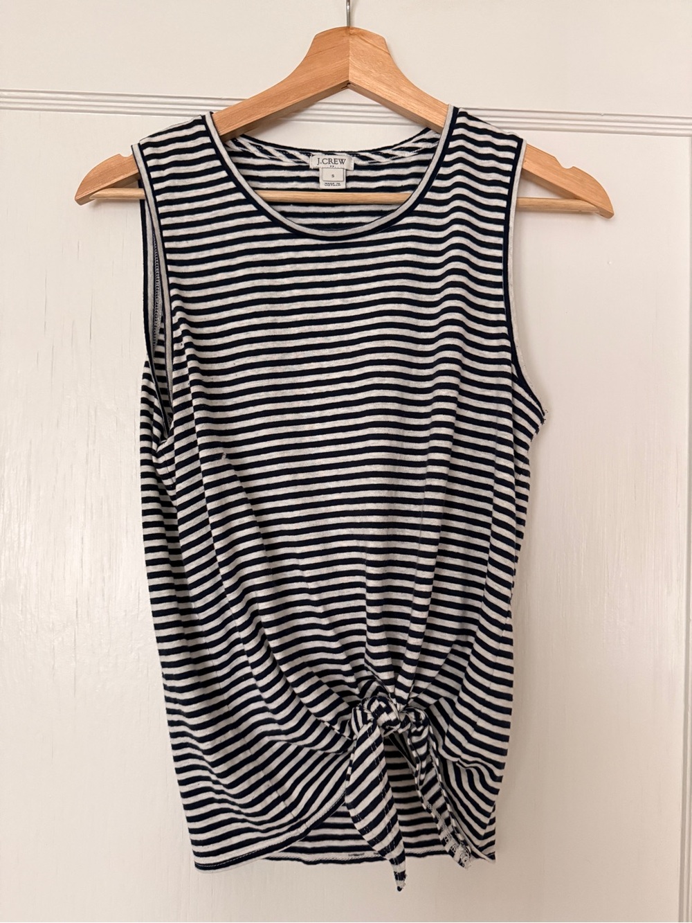 J Crew Tie Front Tank Top
